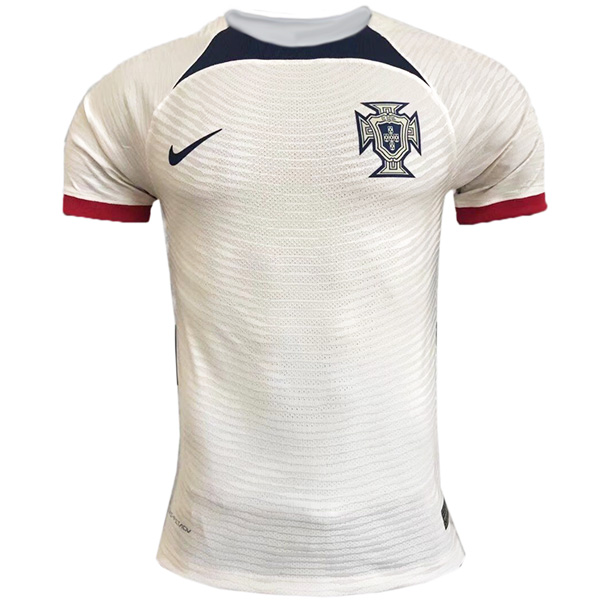 Portugal away jersey soccer uniform men's second football tops sport shirt 2022-2023
